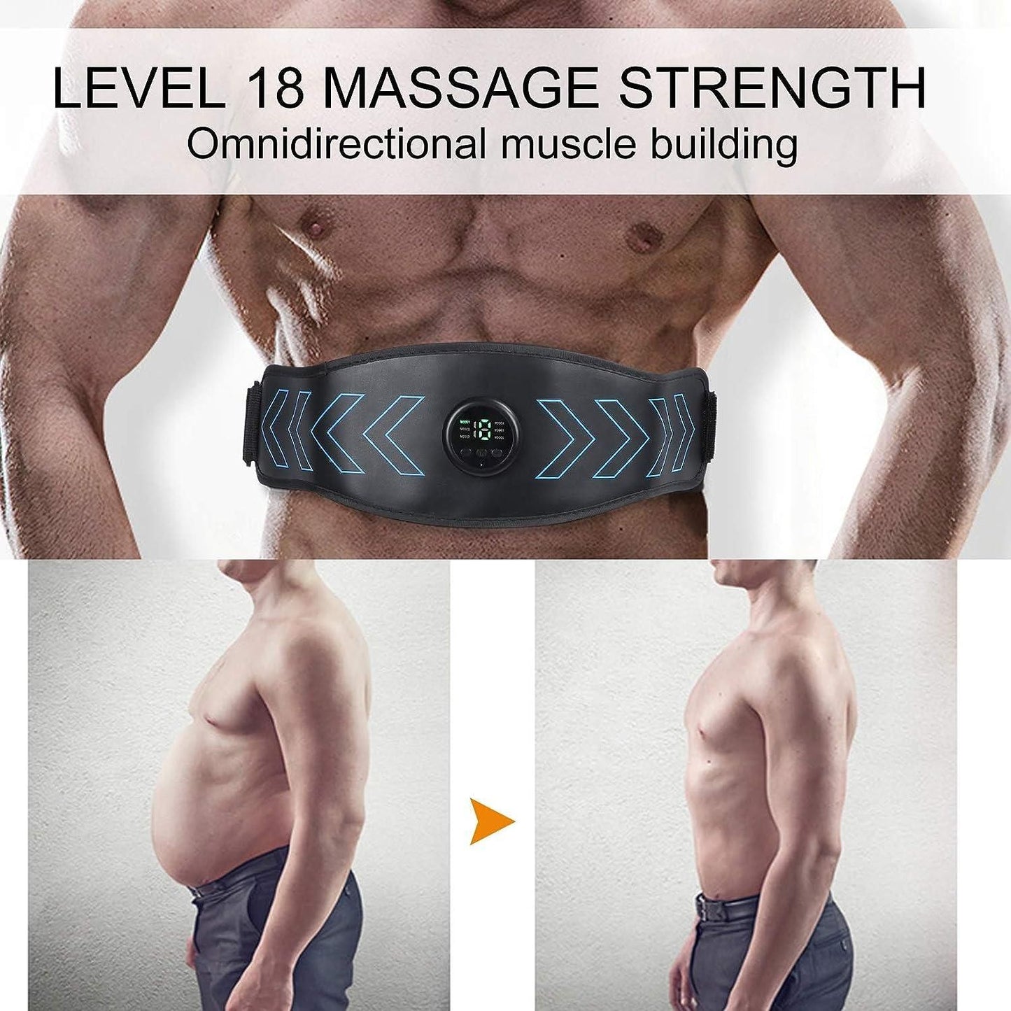 Abdominal Belt Muscle Stimulator - Order Kar™